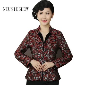 

New Arrival High Quality Chinese Tradition Style Jackets Elegant Slim Jacket Coat Tang Suit Tops Plus Size L XL XXL XXXL 4XL R01