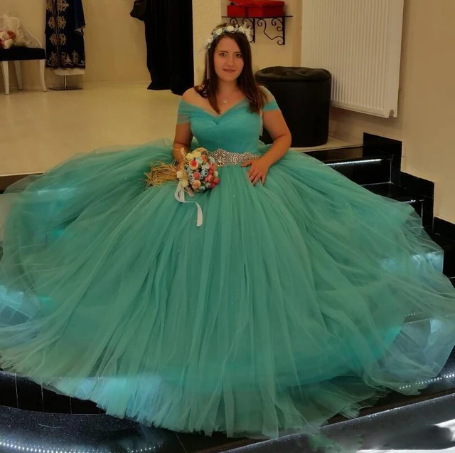mint blue quinceanera dresses