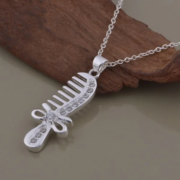 

wholesale High quality silver Fashion jewelry chains necklace pendant WN-1343