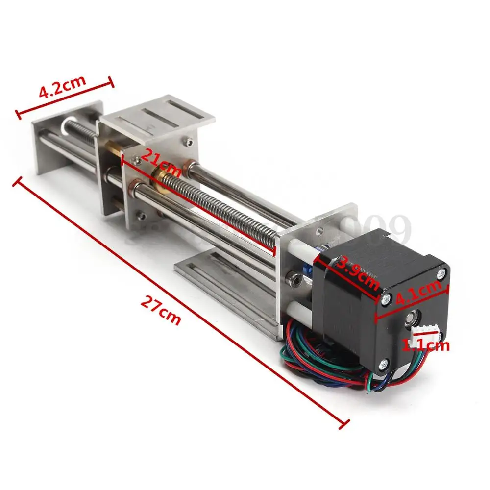 Funssor 50 мм/150 мм слайд ход ЧПУ оси Z Презентация линейное движение+ NEMA17 шаговый двигатель для Reprap гравировальный станок