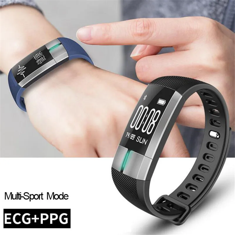 Pulsometer Fitness Watch Blood Pressure Monitor Smart Bracelet