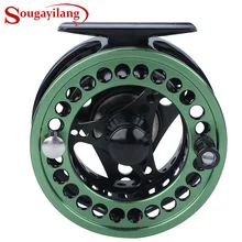 Sougayilang 5/6 катушка для ловли нахлыстом 2+ 1 BB высокопрочная Литая Катушка из алюминиевого сплава рыболовные снасти Pesca