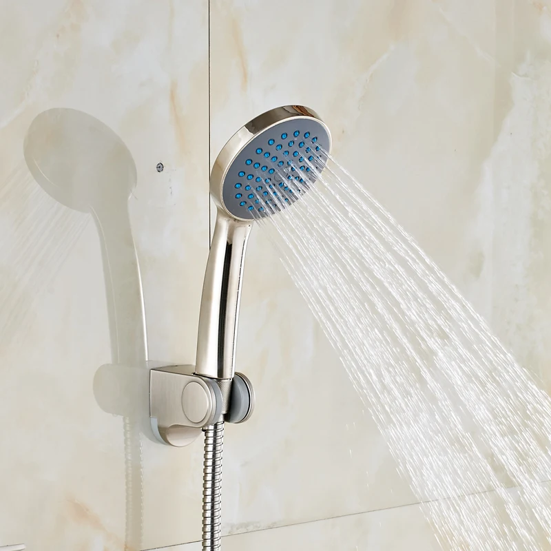 Смеситель для душа с водопадом никелевый матовый одной ручкой|bathroom shower faucet|shower