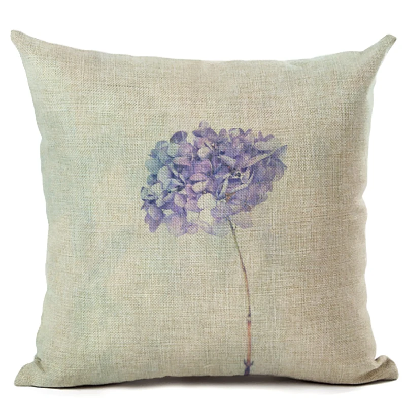 2017 Ретро стиль красивые с цветочным принтом льняные квадратные диваны Декор для