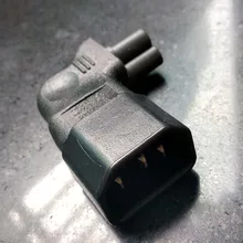 Бесплатная доставка iec 320 c13 штекерным c5 Микки Вертикальная Угловые Мощность адаптер, iec 320 C6 к C14 AC Plug конвертер # wpt604