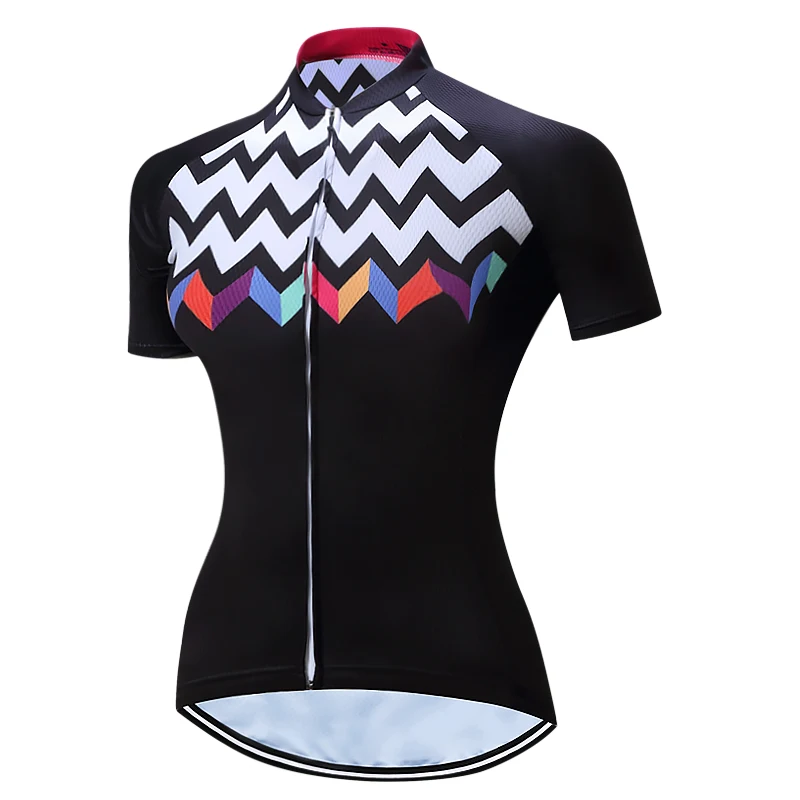 2 bestgia Race Cut Women's Cycling Jersey Breathable bike Clothing For Girls Ropa Ciclismo Road Track Aero Polyster Jersey Short Sleeve Summer Clothes