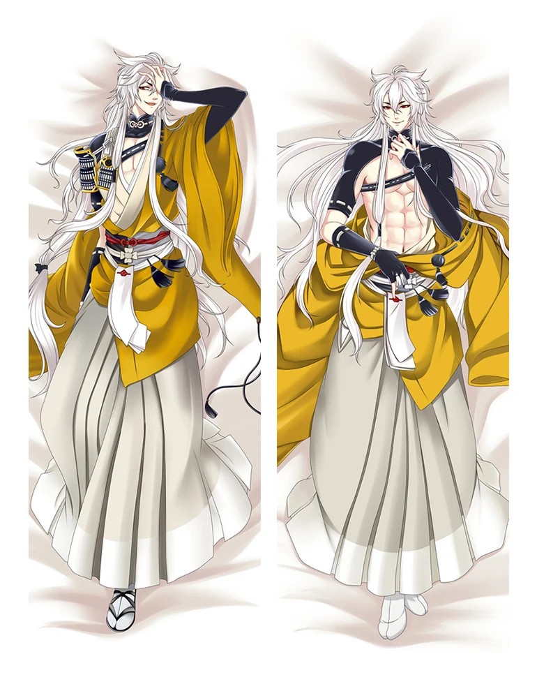 Август аниме Touken Ranbu Online Izuminokamikanesada& kogitsunemaru Dakimakura тела подушку Чехол Крышка обнимающаяся Подушка Чехол s - Цвет: 610066