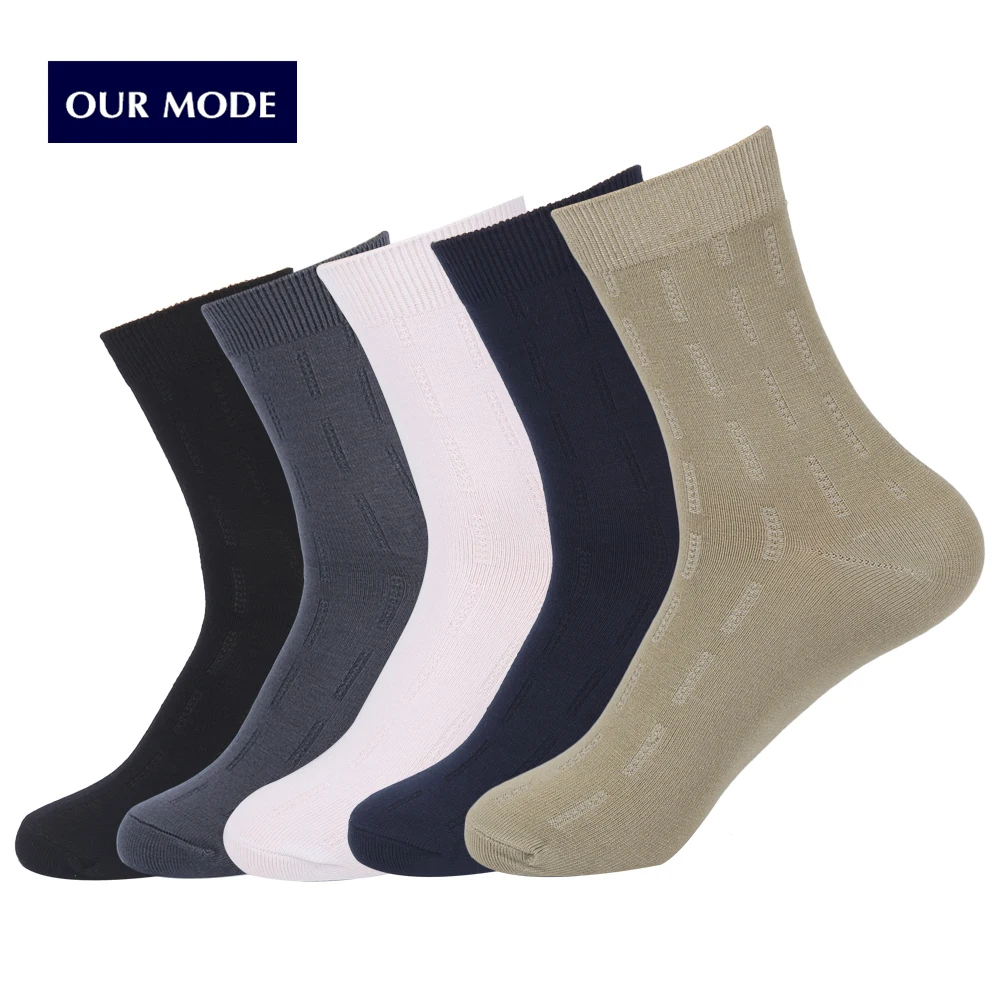 OUR MODE autumn winter high quality brand bamboo fiber business socks
