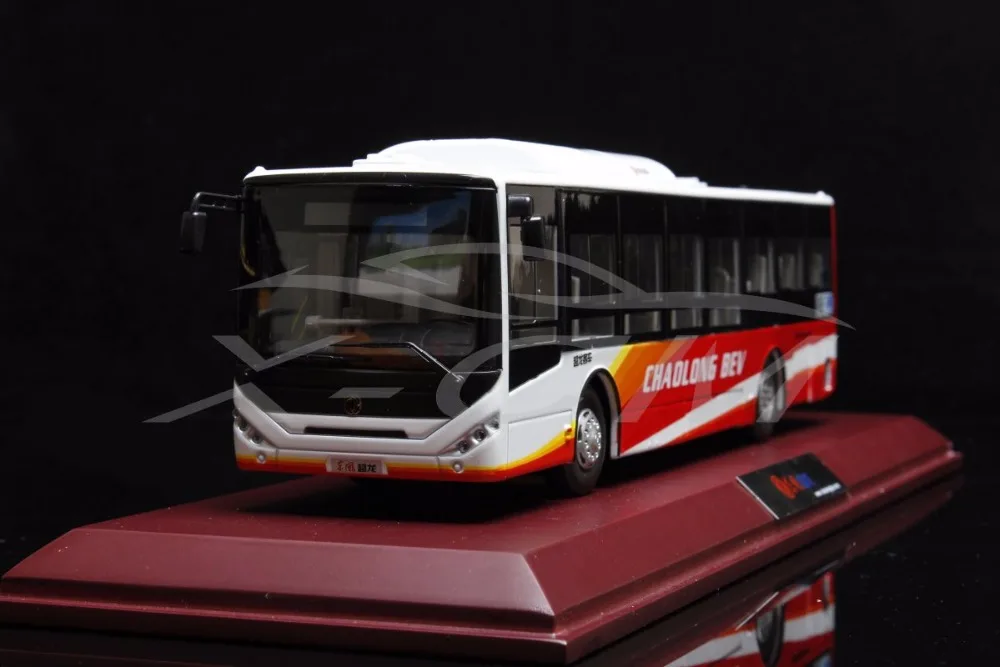 Литой автобус Dongfeng Chaolong BEV 1:40 (белый/красный) + маленький подарок!|diecast bus|diecast bus