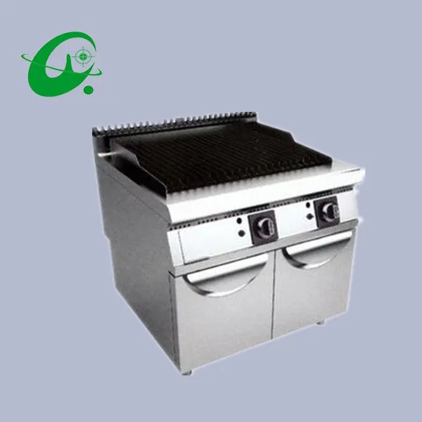 

commercial Cabinet lava-rock gas oven BBQ grill charbroiler outdoor gas grill machine no smok