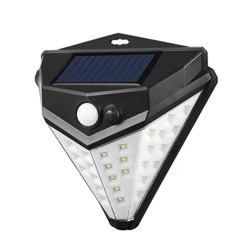 

38 Led Outdoor Solar Wall Lamp Motion Sensor Waterproof Light Garden Light Path Emergency Security Light 3 Sided Luminous