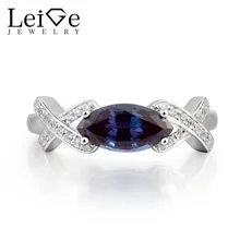 Leige Jewelry Alexandrite Engagement Ring Alexandrite Ring font b June b font font b Birthstone b