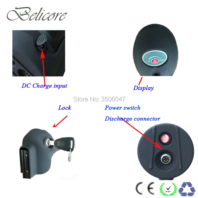 Discount 48 volt 500w 750w water bottle e-bike battery 48v 12ah 13ah 14.5ah 15ah 16ah 17ah 17.5ah tube electric bike battery 0
