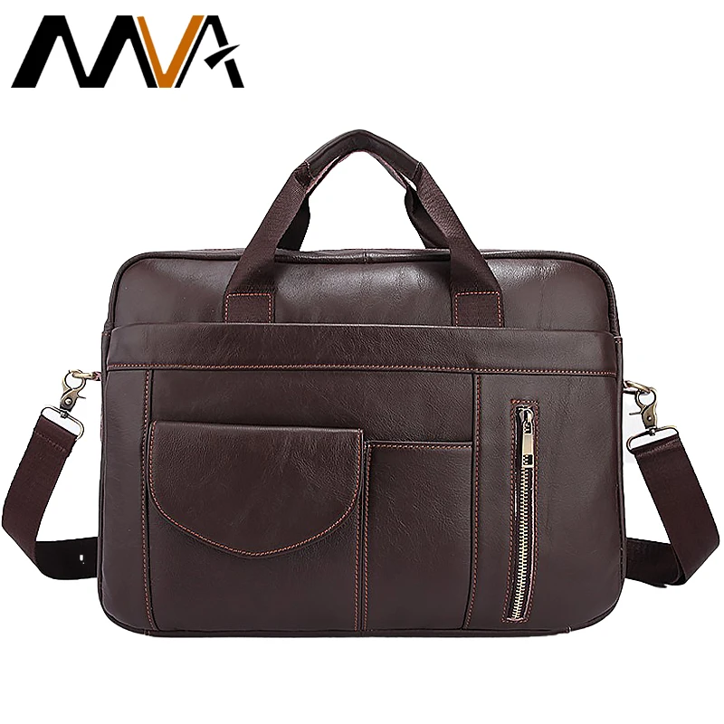 

2019 Famous Fashion Simple Brand Men Business Briefcase Bag Male Genuine Leather Laptop Bag Casual Men Travel Bags Shoulder 1116