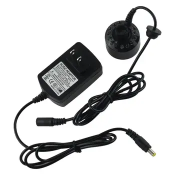 

Top Sale 12 LED Fountain Mist Maker Light Mister Foggers with AC Adapter Automatically Color Pattern Changes (Black)