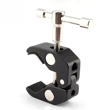 

DSLR Rig LCD Monitor Studio Light Metal Crab Pliers Clip Super Clamp Camera Studio Accessories