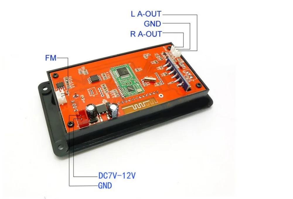 Новый цифровой светодиодный Bluetooth 4 0 APE FLAC WAV WMA MP3 декодер плата умное управление с