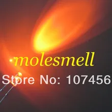 500 шт 3 мм высокая яркость orange светодиодный для 500 резисторы 3 мм светло-светодиод 3 мм Прозрачная Круглая orange светодиодный потолочный светильник