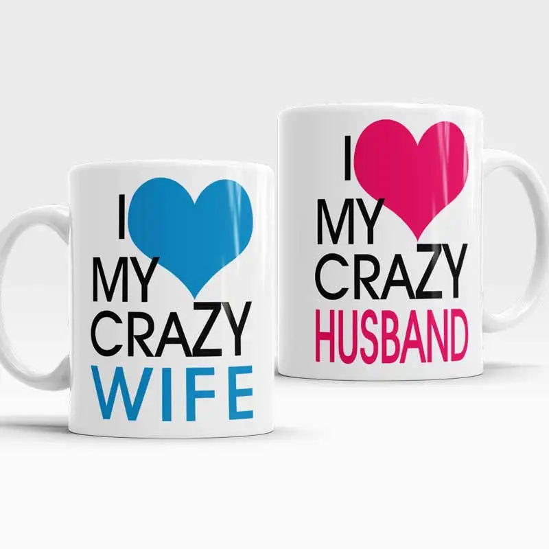 husband and wife cups