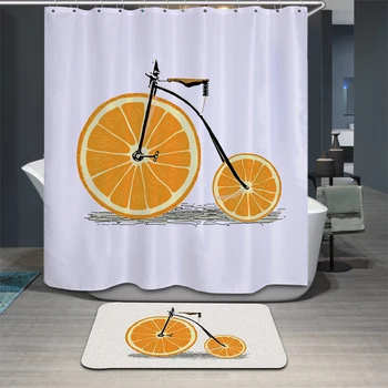 

New Shower Curtain Southeast Asia Creative Cartoon Simple modern Pattern Home decor Shower Curtain Waterproof Bathroom Fabric