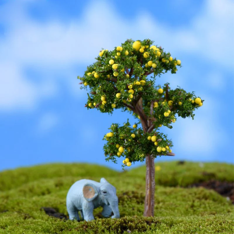 8 типов Мини Миниатюрный садовое украшение миниатюрный в виде дерева из смолы фигурка ремесло растение горшок Сказочный Сад DIY Декор поставка