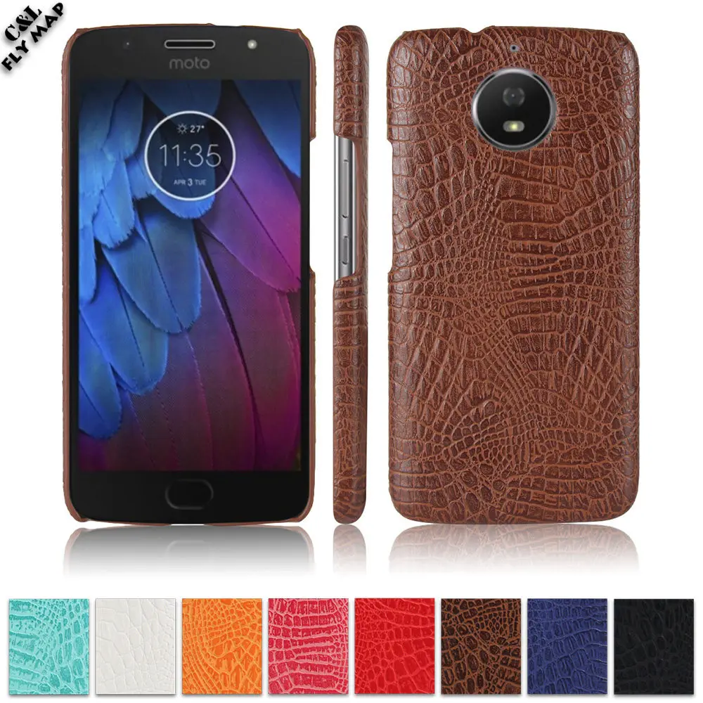 Чехол из крокодиловой кожи для Motorola Moto G5s Plus XT1806 XT1802 жесткий защитный чехол ПК