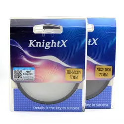 KnightX HD MCUV УФ ND2-ND1000 ND Переменная Регулируемый Камера фильтр для объектива canon nikon d5300 700d 1200d 60d d5100 аксессуары