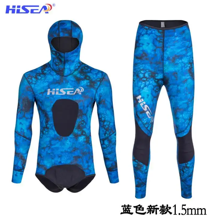 new diving suit, opencell fabric, free diving camouflage, hunting fish