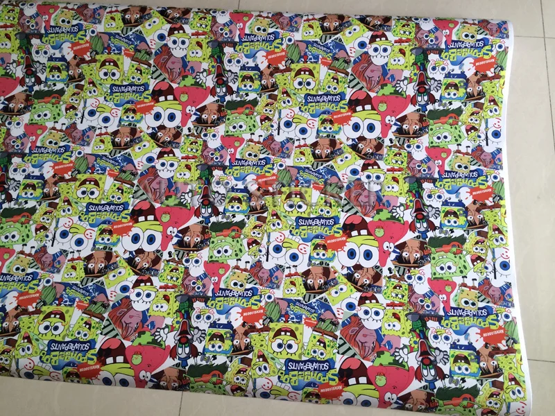 cute cartoon sticker bomb car wrap 88