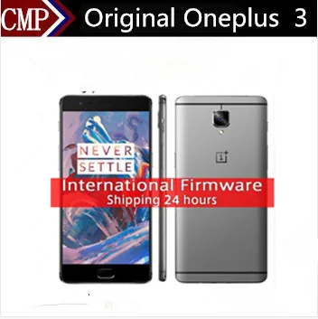 Международная Версия Oneplus 3 One Plus Три A3003 4 Г LTE Сотовый Телефон Android 6.0 5.5 "FHD 6 ГБ RAM 64 ГБ ROM 16MP NFC Fingerprin