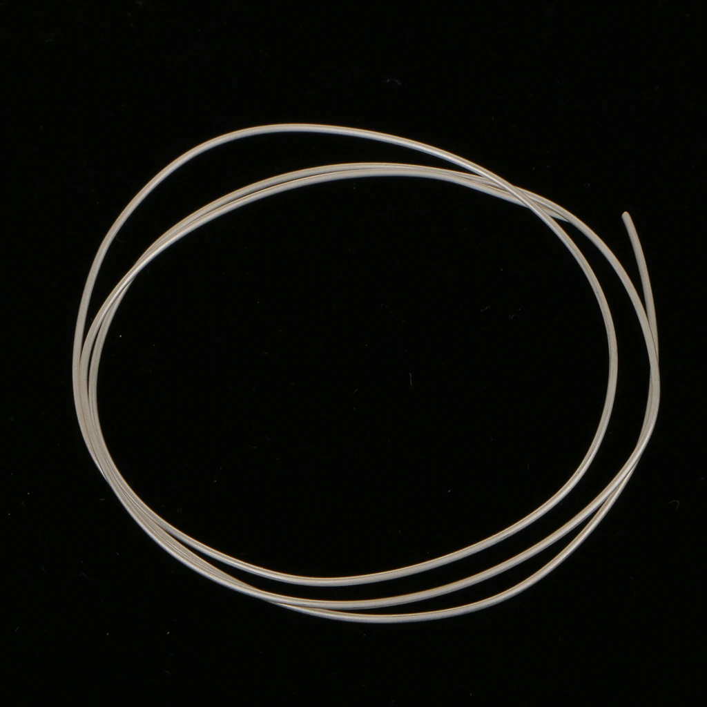 50cm 925 Sterling Silver Round Beading Wire for Jewelry Making 20 22 26