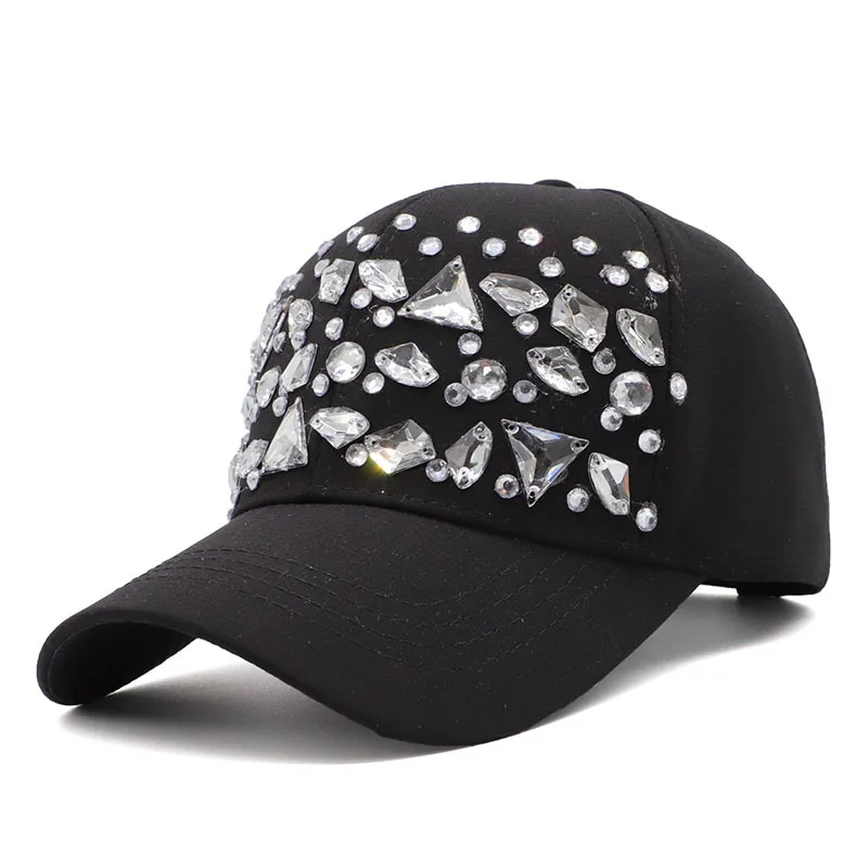 

Fibonacci High Quality Rhinestone Baseball Cap Outdoor Fashion Drake Hats Adjustable Snapback Cap