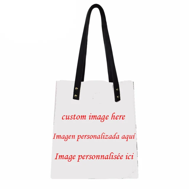 Noisydesigns Brand Your Image Here Customized Create Own Design Noisydesigns Brand Your Image Here Customized Create Own Design Handbag Luxury Pu Shoulder Bag Ping