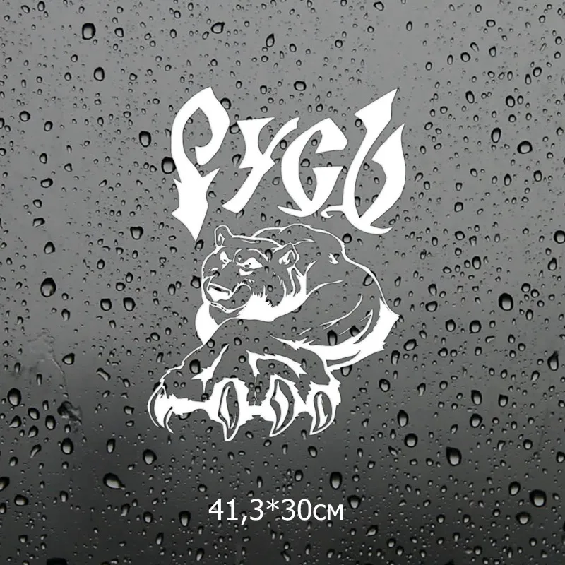 Three Ratels TZ 979# 20*14.5см 41.3*30см 1 2 шт виниловые наклейки на авто русский медведь русь