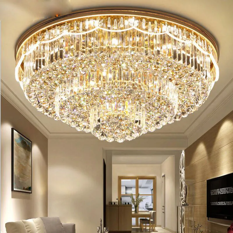 Us 439 12 56 Off Modern New Living Room Crystal Lamp Led Ceiling Round Simple Creative Side Luminous Hotel Lighting Fixtures For Bedroom In Us 439 12 56 Off Modern New Living Room Crystal Lamp Led Ceiling Round Simple Creative Side Luminous Hotel Lighting Fixtures For Bedroom In