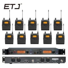 In Ear Monitor Wireless System Professional for Stage Performance SR2050 IEM With 10 Receiver original uhf wireless in ear stage monitor system takstar in ear stage wireless monitor system 4 receiver 1 transmitter wpm 200