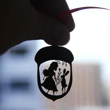 1 шт./лот, мультяшная сказка, серия, металлические закладки, Винтаж, черная краска, Закладка, канцелярские принадлежности, офисные, zakka, школьные принадлежности(tt-2759