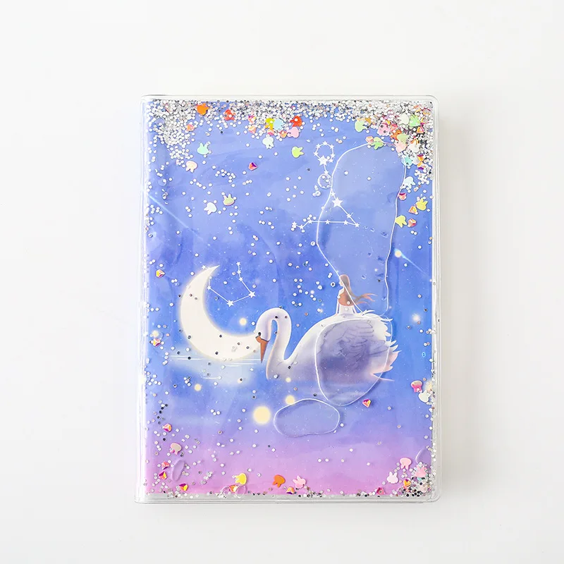 

1pc 11x15cmTransparent Cartoon Animal Cute Liquid Notebook Paper Water Notepad for School Office Supply Kids Gift Stationery