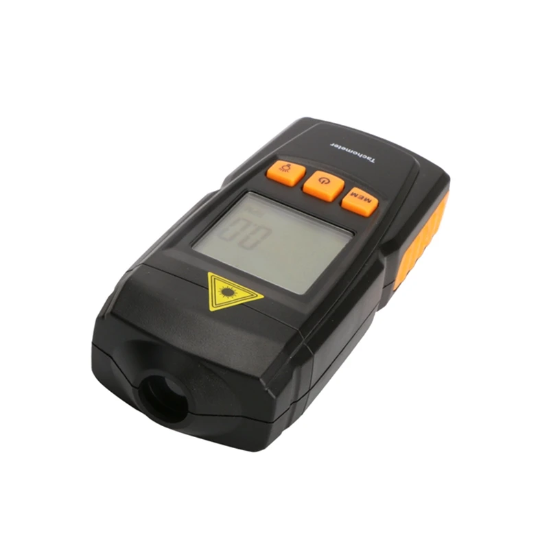 Portable Digital Laser Tachometer Non-contact LCD Tach RPM Meter Rotate Speed Detector Wide Measuring Range 2.5-99999RPM