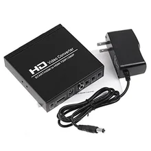 Топ предложения SCART К HDMI конвертер видео аудио адаптер коробка с SCART/HD переключатель, PAL/NTSC видео скейлер, 1080 P/720 P Поддержка HDMI