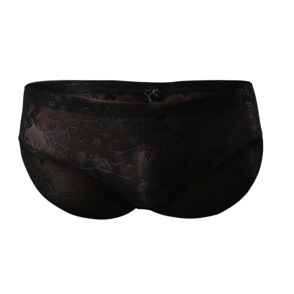 

Fashion Mens Underwear sissy lingerie Lace Breathable Sport Sexy Shorts lingerie men Boxer Underpants L1929