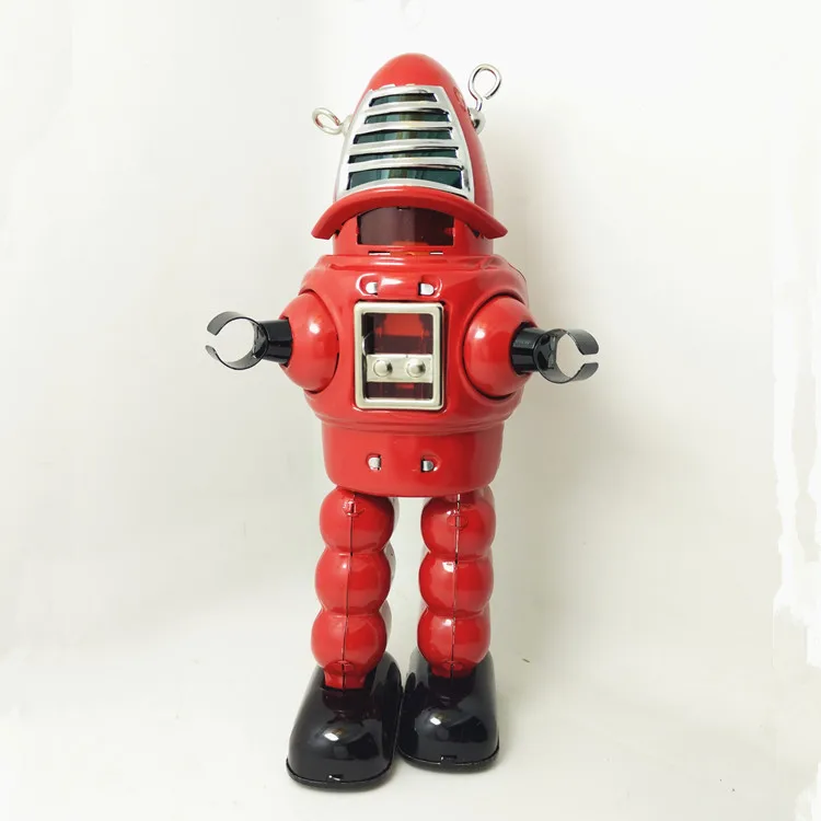 [Funny] взрослая Коллекция Ретро заводная игрушка металлическая жестяная космическая Механическая планета пули робот заводные игрушечные фигурки модель детский подарок