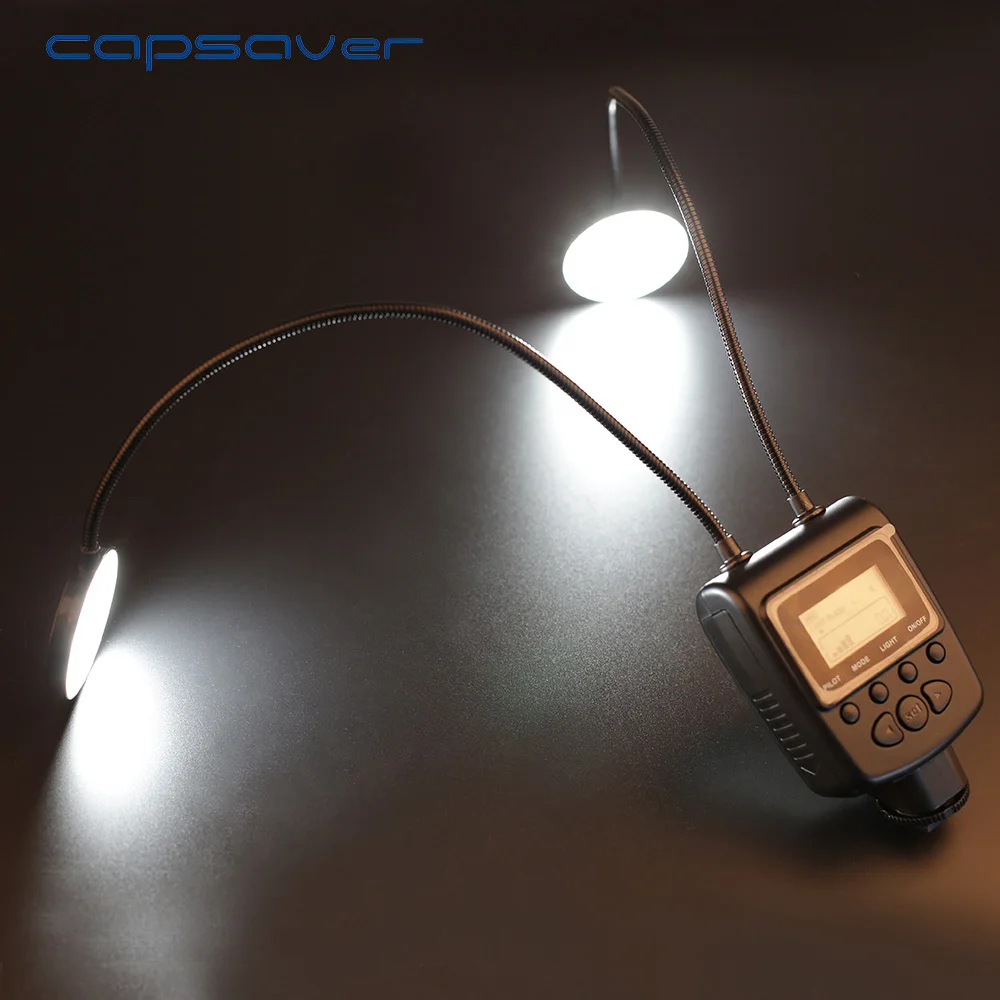 

capsaver LED Ring Flash Light Speedlite Flashlight for Sony Minolta Camera Close-up Shooting GN 21 5500K Flexible Metal Tube
