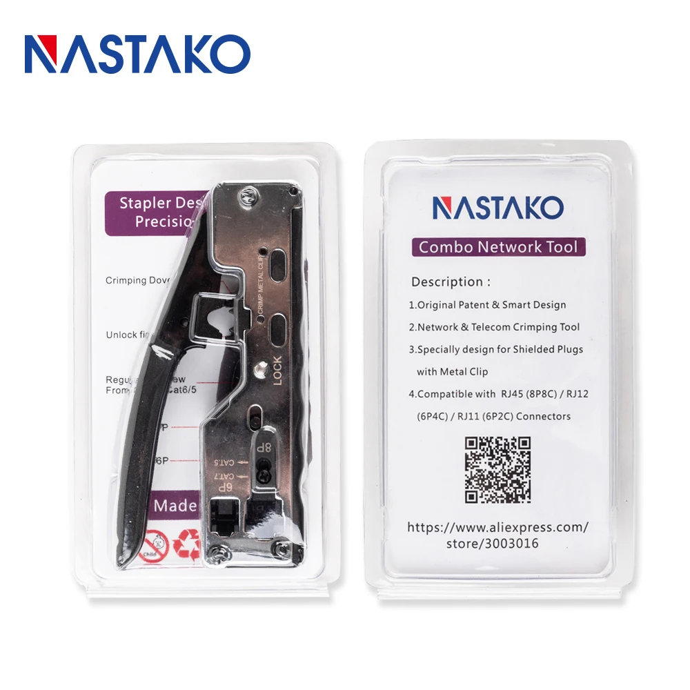 Combo Network Rj45 Tool Telecom Crimping Crimper For Rj45 Cat7 Cat6A Cat6 Cat5