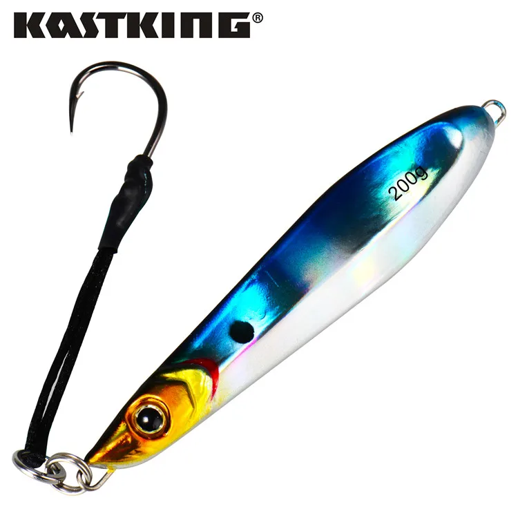 KastKing приманка для рыбалки искусственная 1 шт./лот 14 см 180 г металлический материал для джигинга лодки для соленой воды рыбалка 4 цвета - Цвет: 4