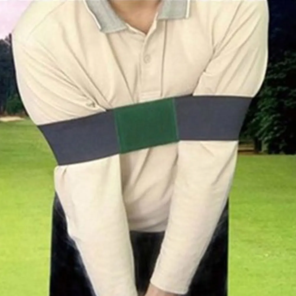 Golf Arm Posture Motion Correction Belt Golf Training Aids Golf Equipment Elastic Arm Posture Correction Band Belt 39x7cm