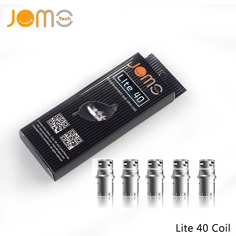 

JOMOTECH Lite 40w Kit Replacement Coil 0.5ohm Atomizer Tank Core for Lite 40 Electronic Cigarette Kits Kanthal A1 Coil Jomo-C1