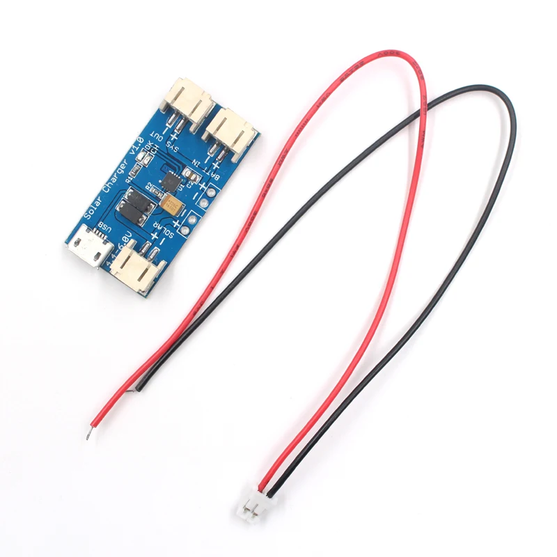 

Mini Solar Lipo Charger Board CN3065 Lithium Battery Charge Chip DIY Outdoor Charging Board Module with Connector Wire