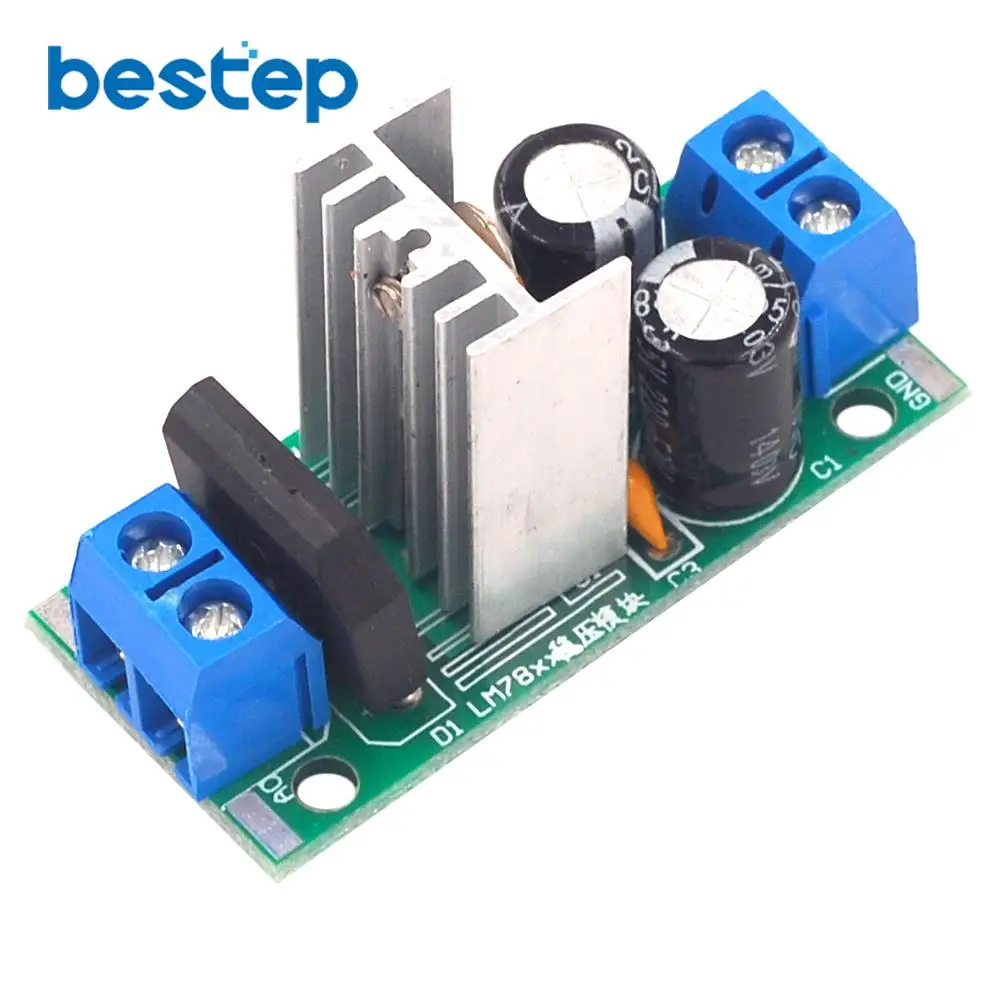 

L7812 LM7812 Three-terminal Voltage Regulator Module 12V Voltage Regulator Module Rectifier Filter Power Converter Board
