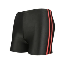 Мужские купальники, дышащие, эластичные, в полоску, боксеры, шорты, плавки, быстросохнущие, мужские плавки, одежда для серфинга